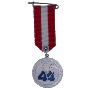 Officiële Kielegat® medaille 1981 motto "agge ## mottut viere"