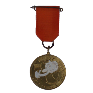 De officiële Kielegatse® medaille 1980 motto "agge da maor wit"