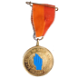 De officiële Kielegatse® medaille 1976 motto "getter un 'andje van!"