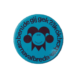 Officiële Kielegat® medaille 1968 motto "ben  de gij gek? ik ók!"