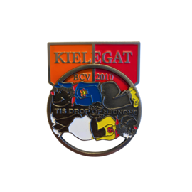 Officiële Kielegat® medaille 2010 motto "tis drop of dronder"