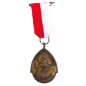 Officiële Kielegat® medaille 1989 motto "Aongekleed gaot uit"