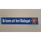 Officiële Kielegat® Vinylsticker Bumper 250 x 50mm