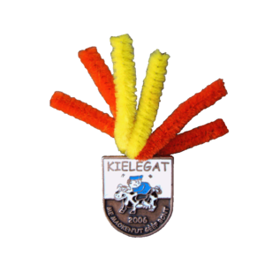 DDe officiële Kielegat® medaille 2006 motto "Me maoken'ut gèèf bont"