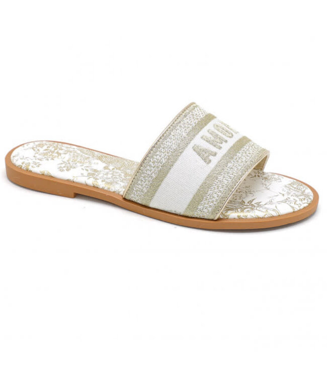 Amore slipper Goud