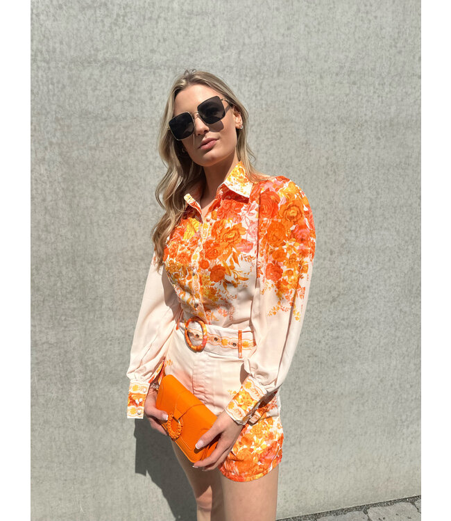 pipa blouse oranje