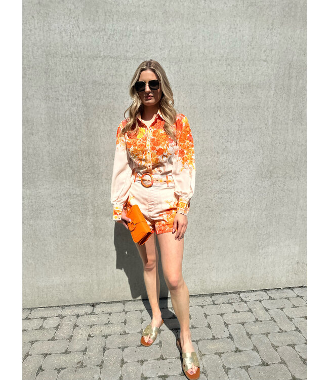 pipa blouse oranje