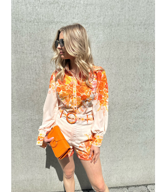 pipa blouse oranje