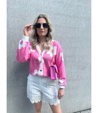 Flore cardigan roze