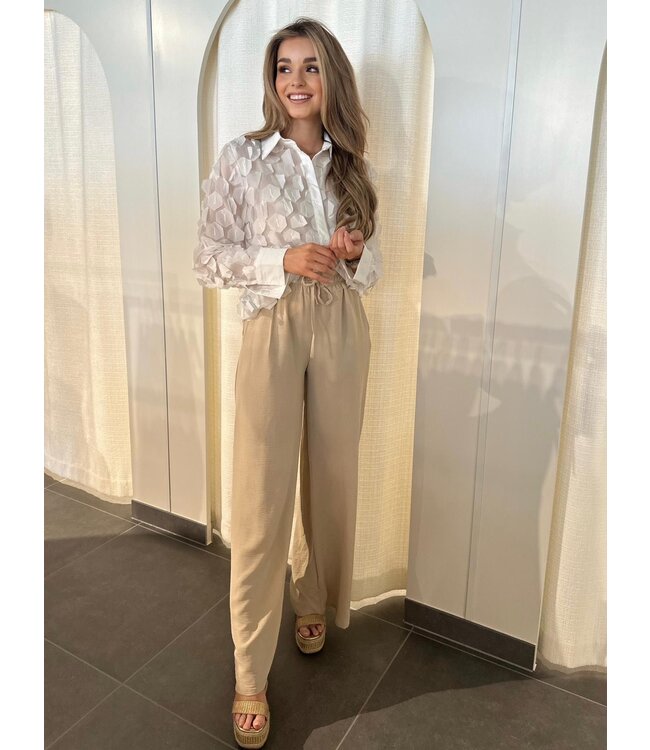 paula pantalon beige