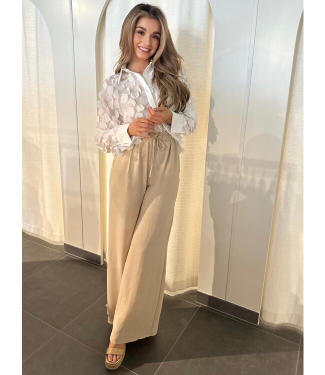 paula pantalon beige