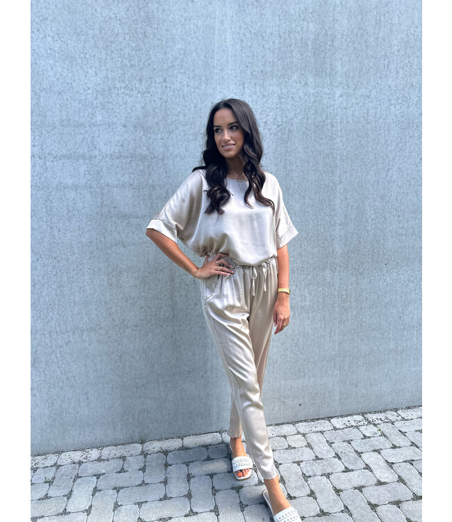 Indra pantalon beige