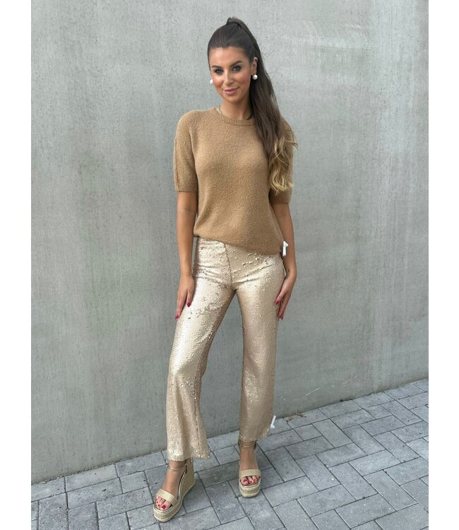 Rima pantalon goud