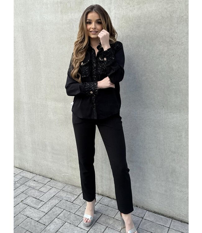 Sharon blouse zwart