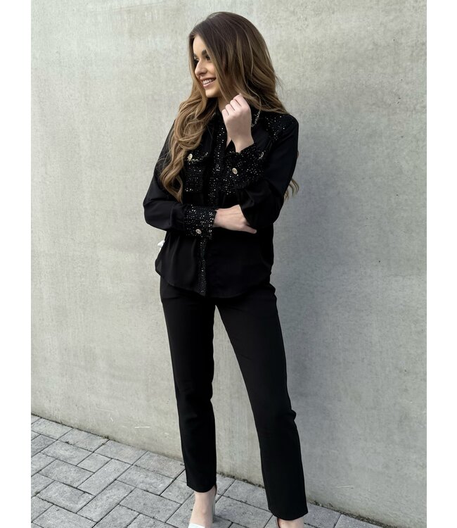 Sharon blouse zwart