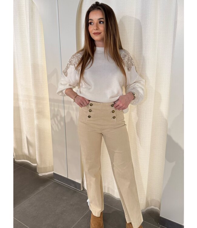 Mira velvet pantalon