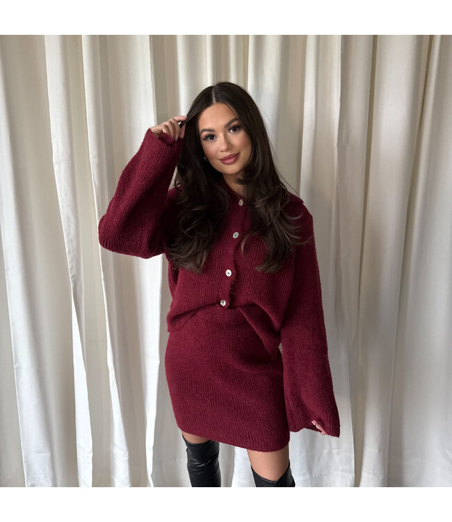 Yasmine ensemble burgundy