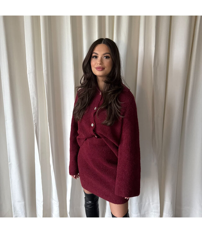 Yasmine ensemble burgundy