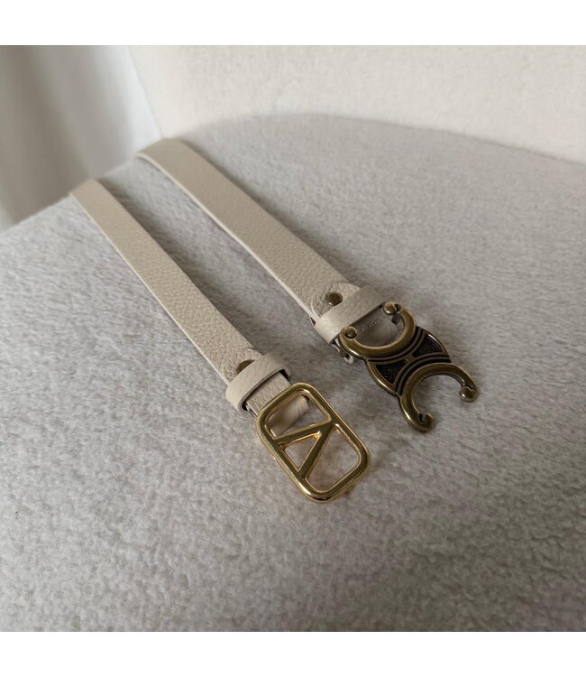 Valentina riem beige