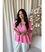 Charlie mohair vest roze