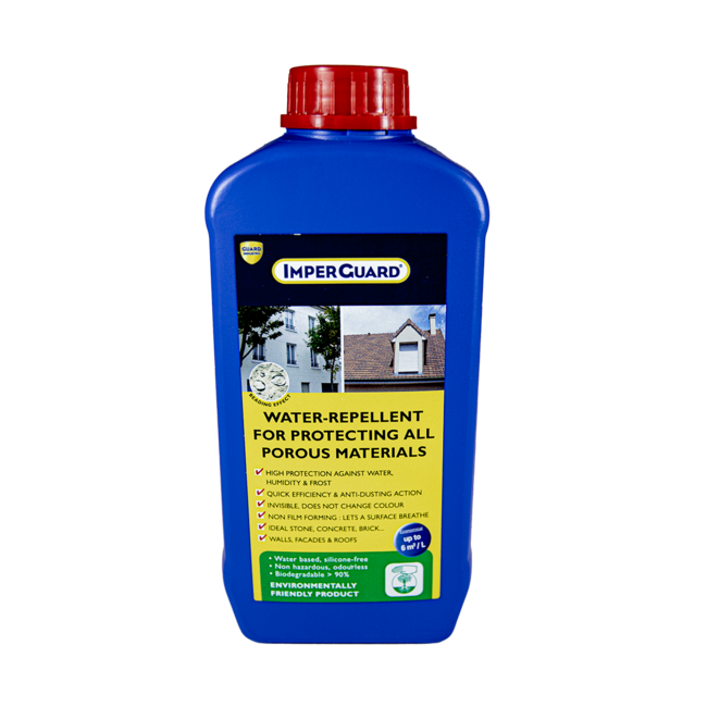 Imperguard- ImperGuard protects porous facades and roofs against water and humidity.