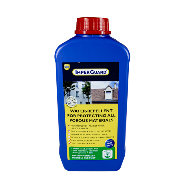 Imperguard- ImperGuard protects porous facades and roofs against water and humidity.