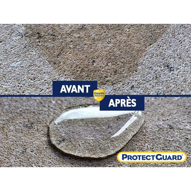 PROTECTGUARD® - Waterafstotende vlekstop en anti-graffiti voor poreuze stenen