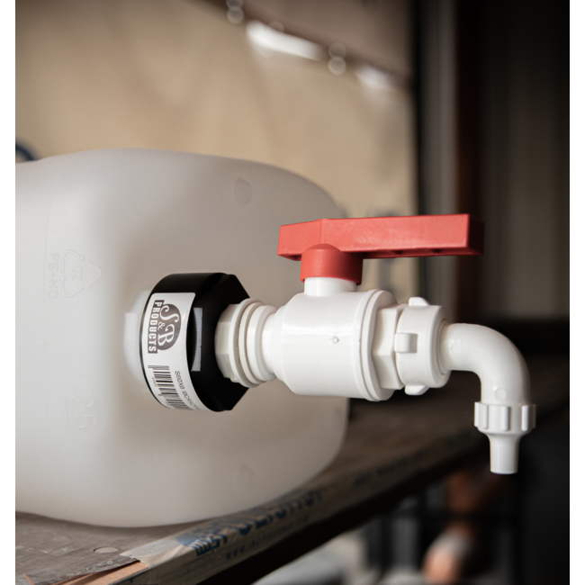 Adapteur + robinet pour barril