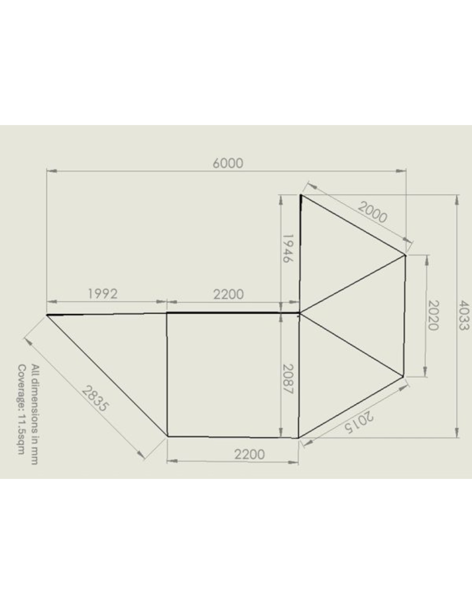 Darche Darche 270 LED Markise (Links)