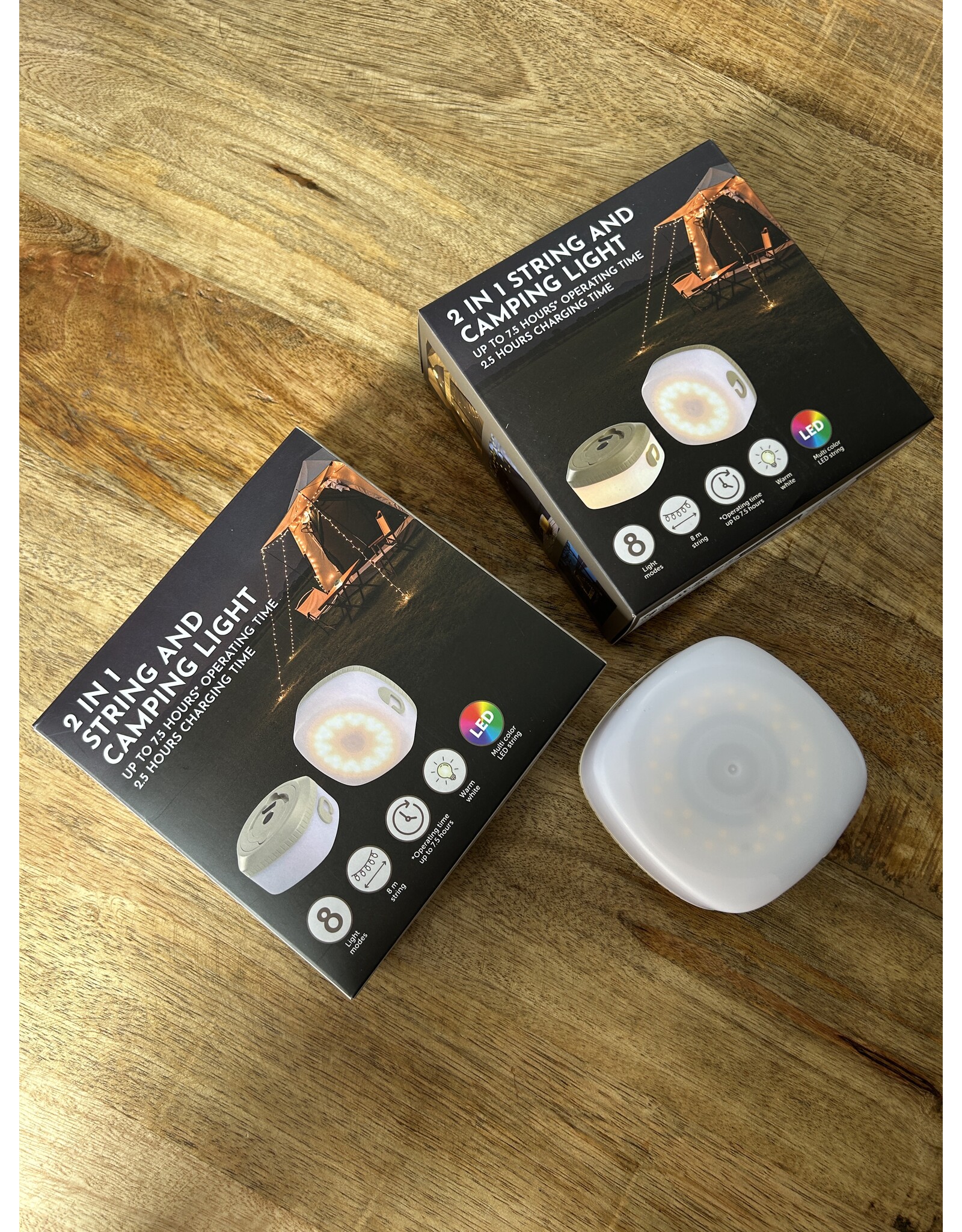 DZM-Outdoor Lichterkette aufrollbar 8m USB Aufladen