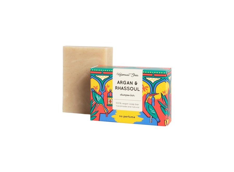 Argan and Rhassoul hair soap