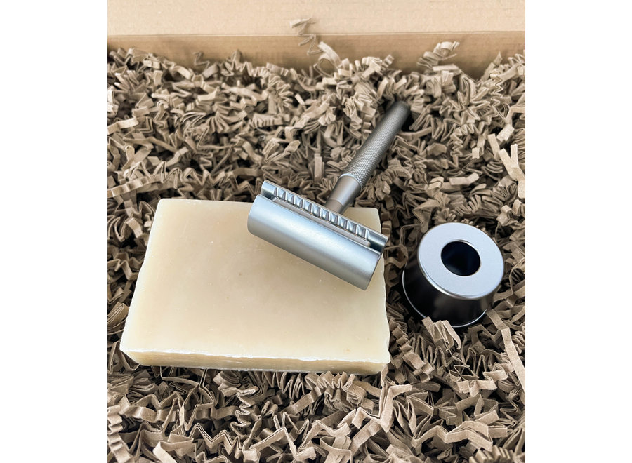 Cadeauset Safety Razor Chroom