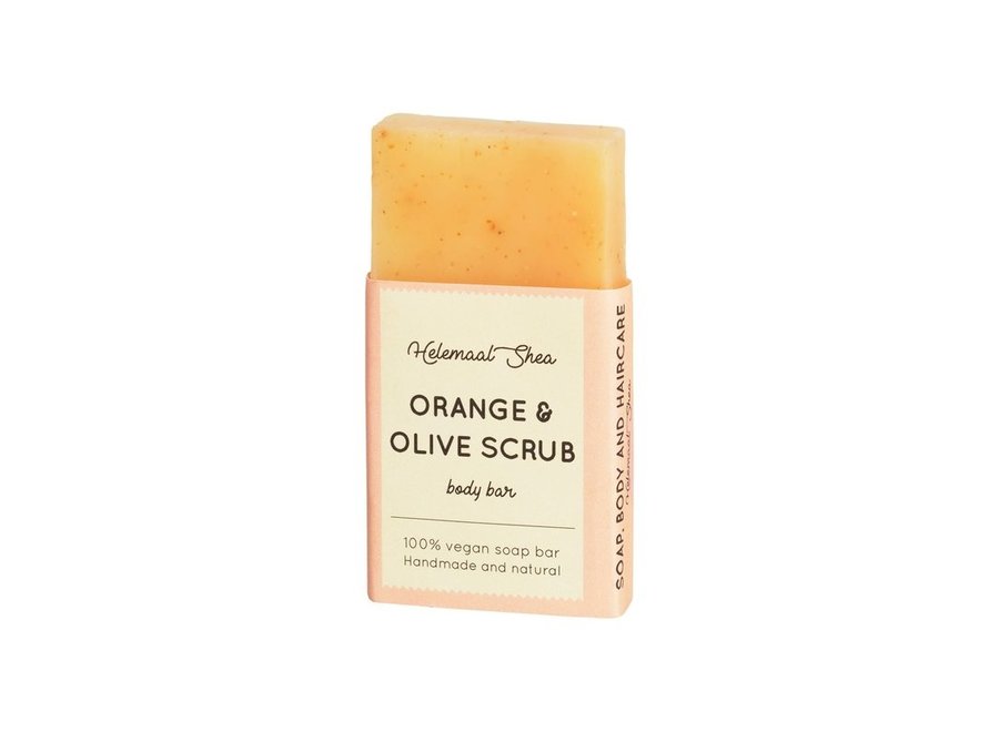 Orange Olive Scrub Soap Mini
