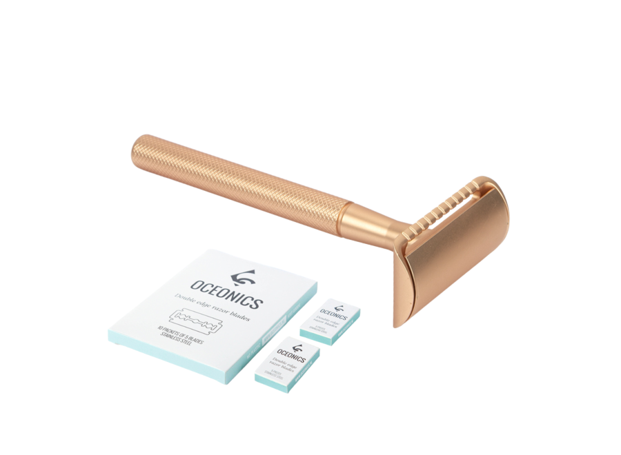 Safety Razor Rose Gold Round