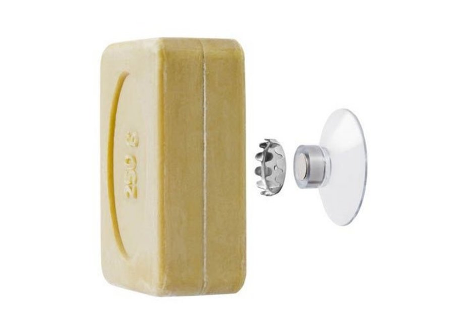Magnetic soap dish