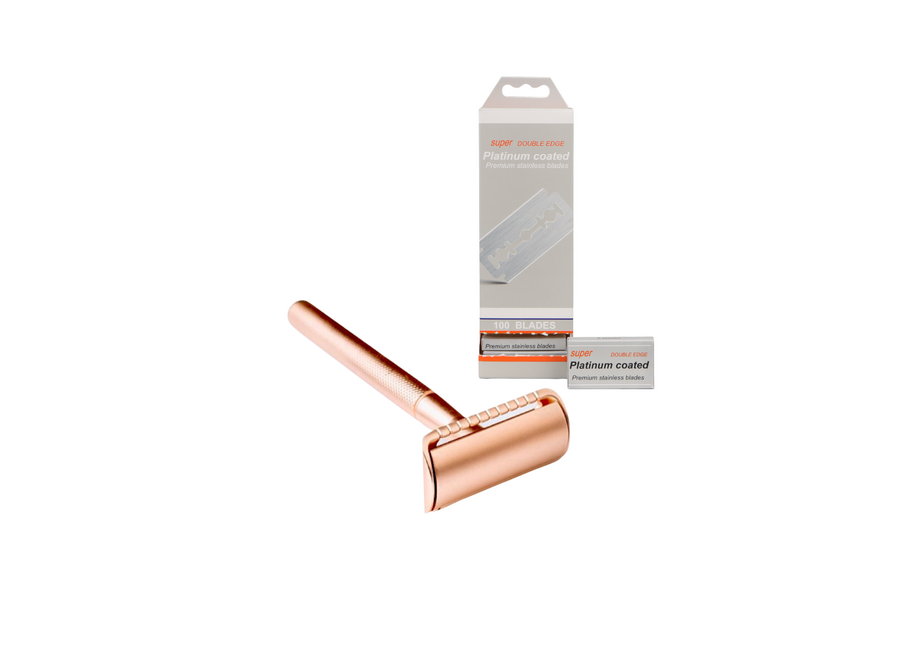 Safety Razor Rose Gold Round