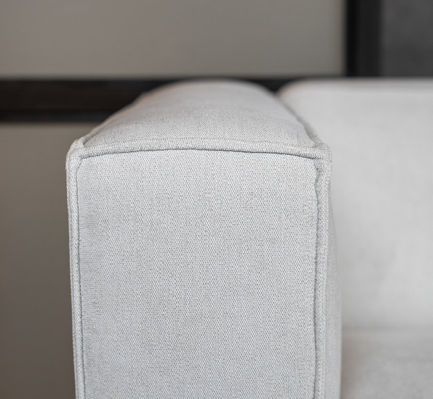 Design Sofa Memphis 2,5-Sitzer Stoff weiß