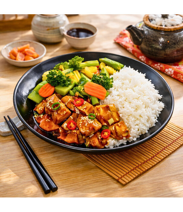 Teriyaki Chicken Bulk Maaltijd voor Spiermassa | Foodpreps