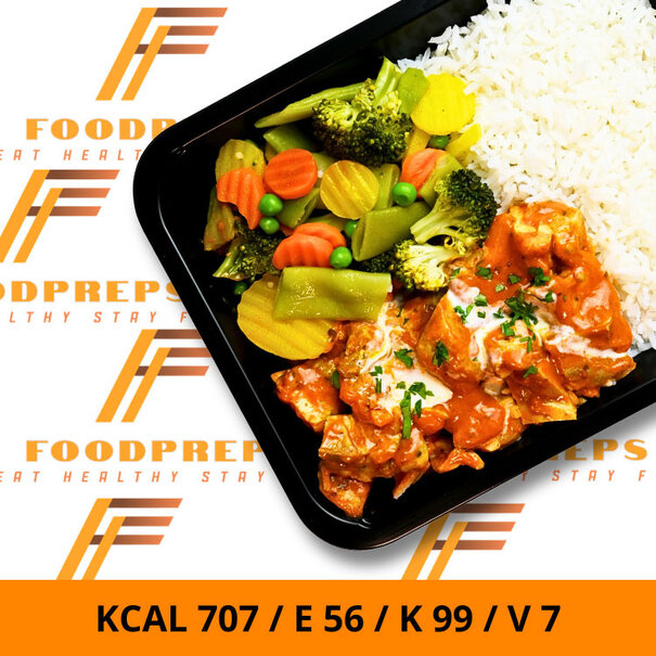FoodPreps Chicken Tikka Masala - High Protein Fitness Maaltijd