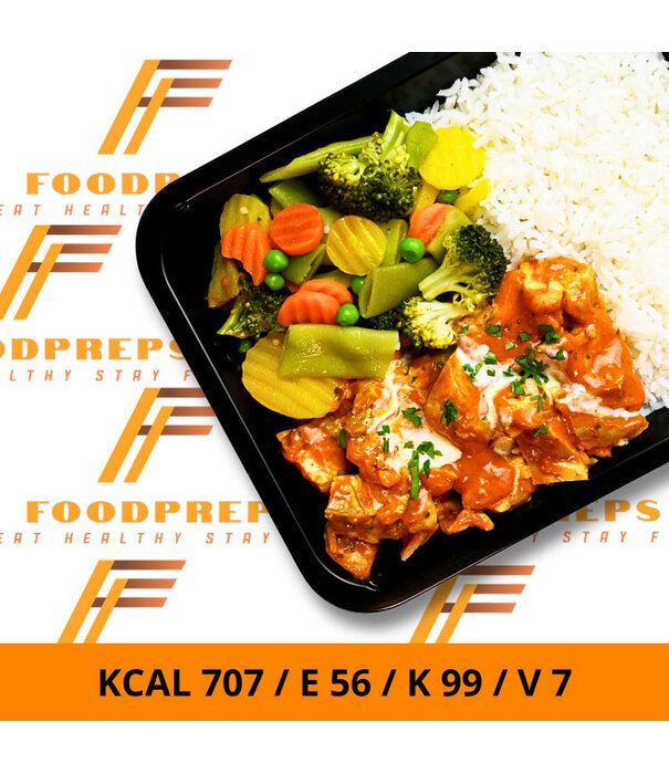 Chicken Tikka Masala Bulk Maaltijd voor Spiermassa | Foodpreps