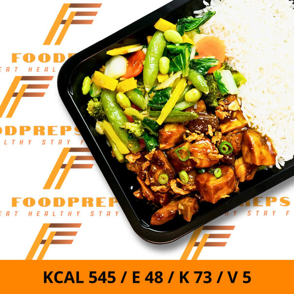 FoodPreps Kip Ketjap - Eiwitrijke Droogtrain Maaltijd