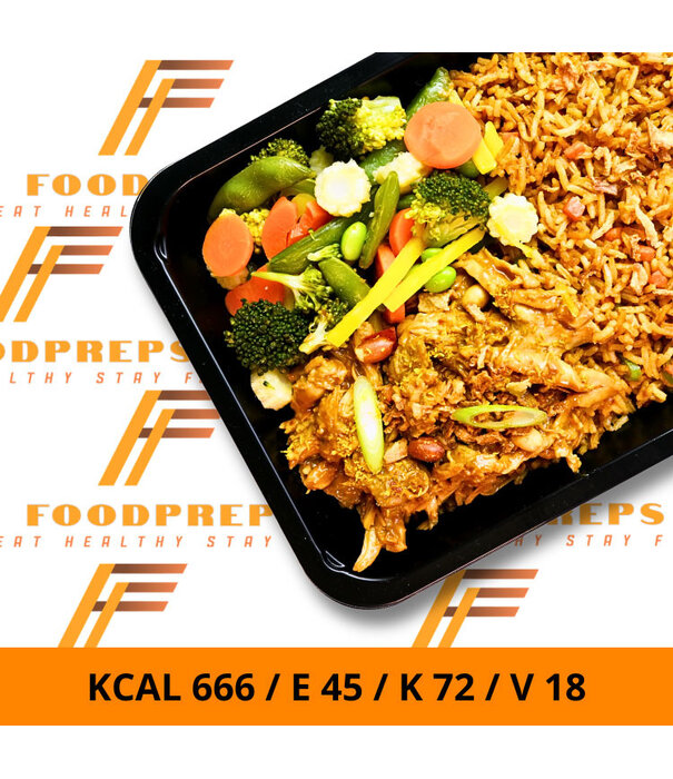 FoodPreps Nasi Goreng - Eiwitrijke Droogtrain Maaltijd