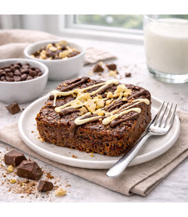 Eiwitrijke Brownie Chocolade & Nootjes