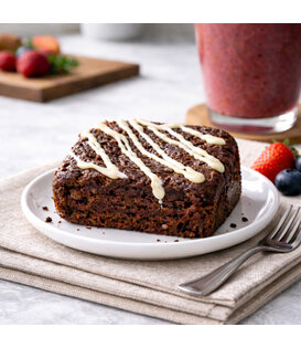 Eiwitrijke Brownie Witte Chocolade