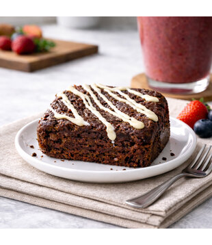 Eiwitrijke Brownie Witte Chocolade