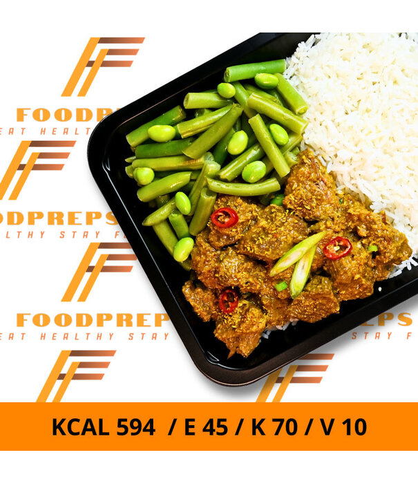 FoodPreps Rendang Beef – Gezonde Kant-en-Klaar Maaltijd