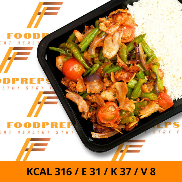 FoodPreps Chicken Döner - Koolhydraatbewuste Afslank Maaltijd