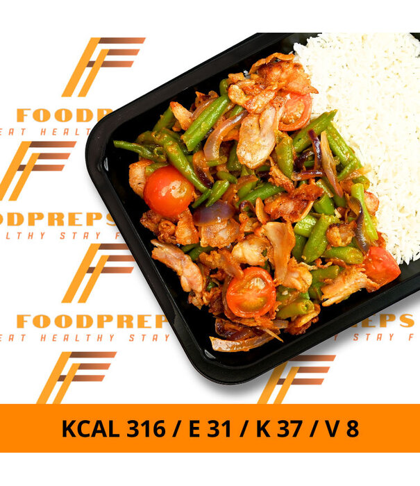 FoodPreps Chicken Döner - Koolhydraatbewuste Afslank Maaltijd