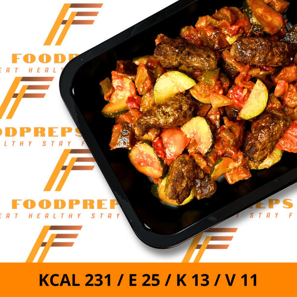 FoodPreps Kebab  Ratatouille - Low Carb Afslankmaaltijd