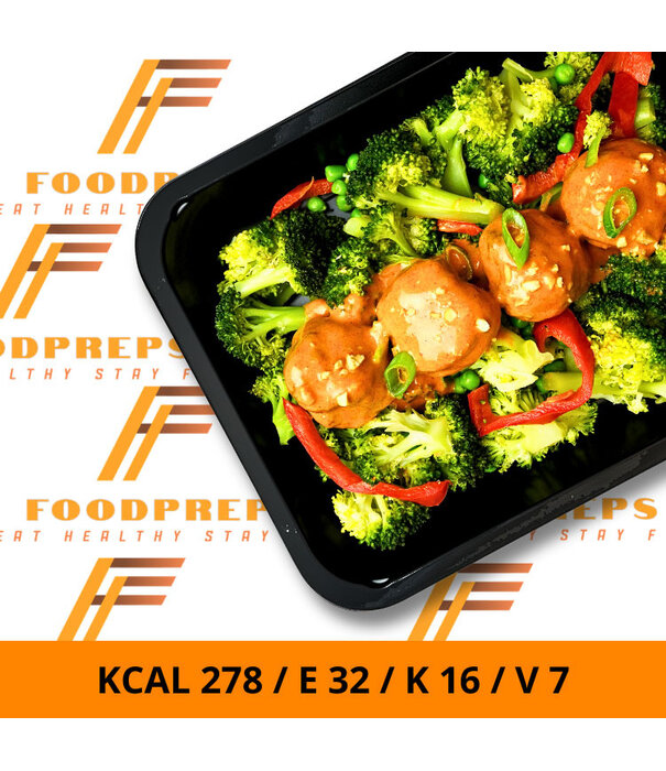 Coconut Curry Meatballs Low Carb maaltijd voor Afvallen | Foodpreps